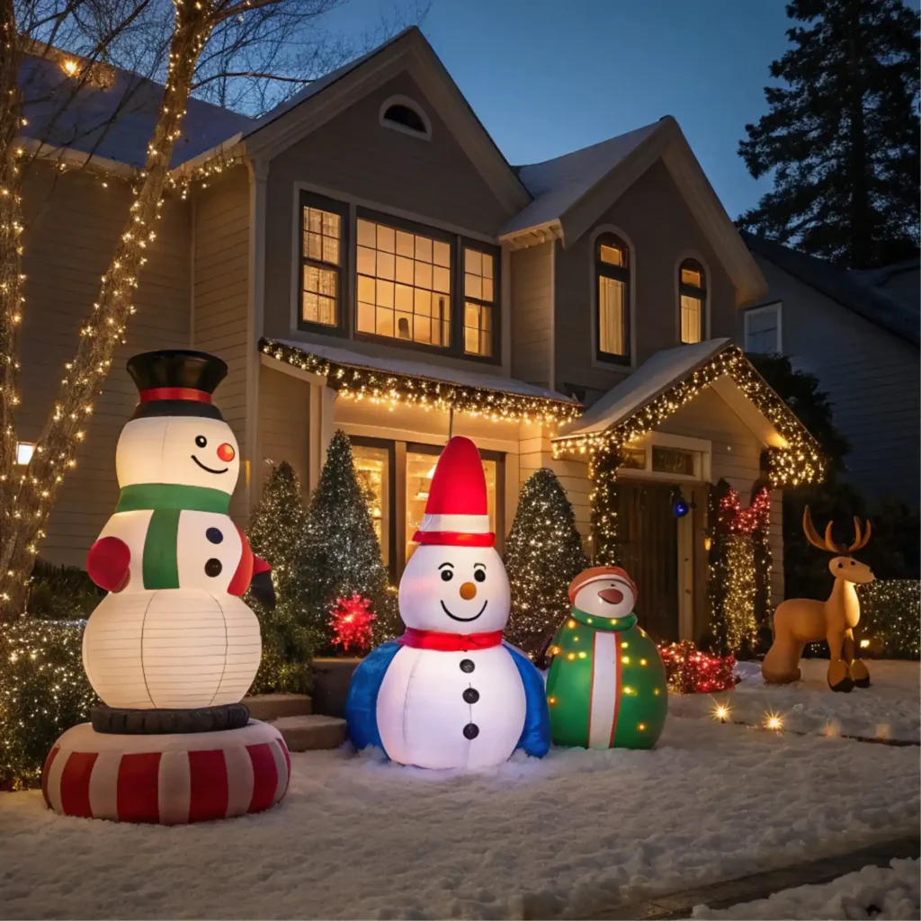 how much electricity do inflatable decorations use